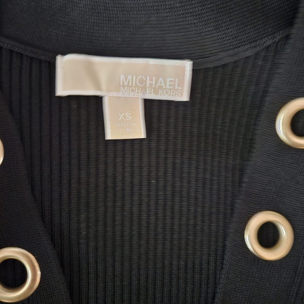 Michael Michael Kors Dress with metal grommet detail.